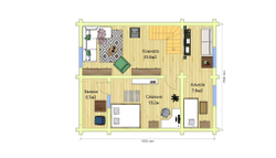 План мансарды #540