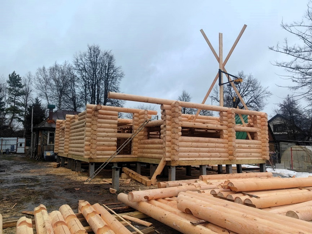 сборка дома №1500 в январе 2025 года