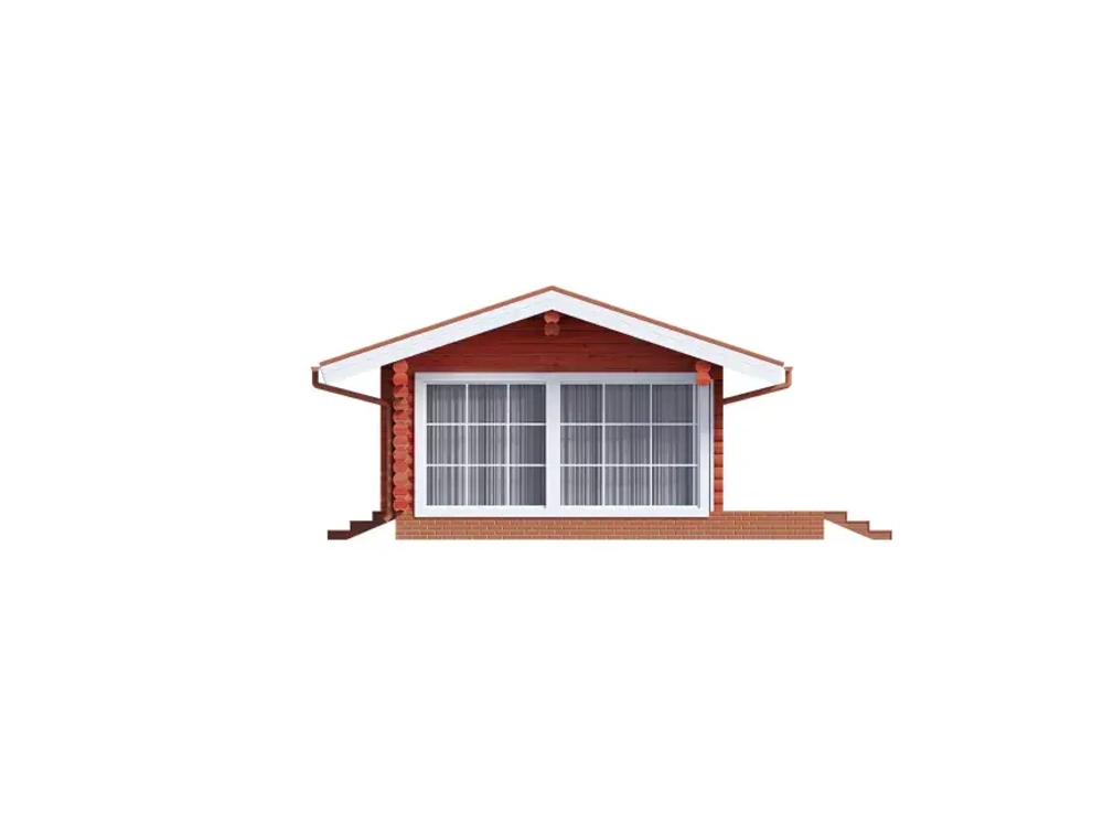 Загородный дачный дом с двумя спальнями