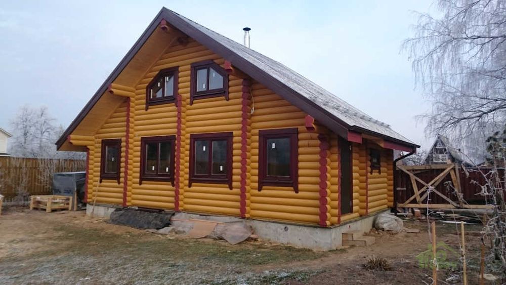 Фото сруба по проекту #481