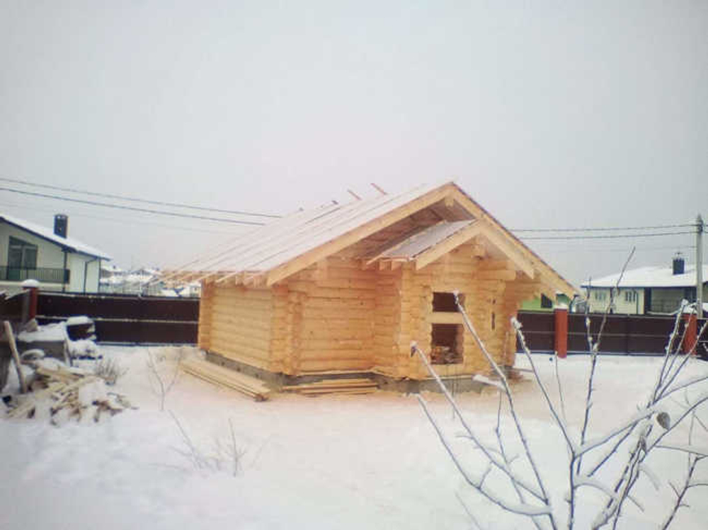 Баня по проекту #831  декабрь 2018 года