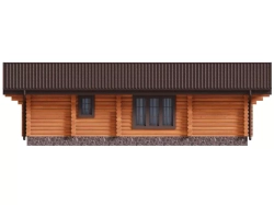 Загородные дома в стиле шале с террасой