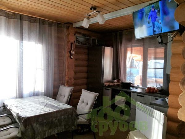 Фото баня-дом из сруба #641