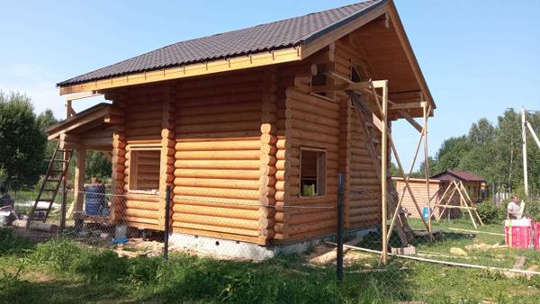 покраска бани снаружи проект #971