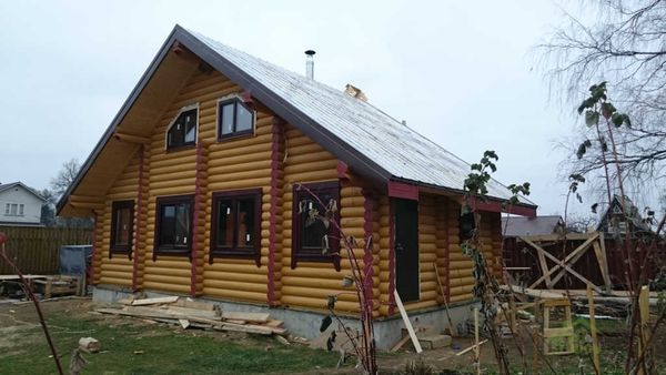 Фото дома из бревна #481