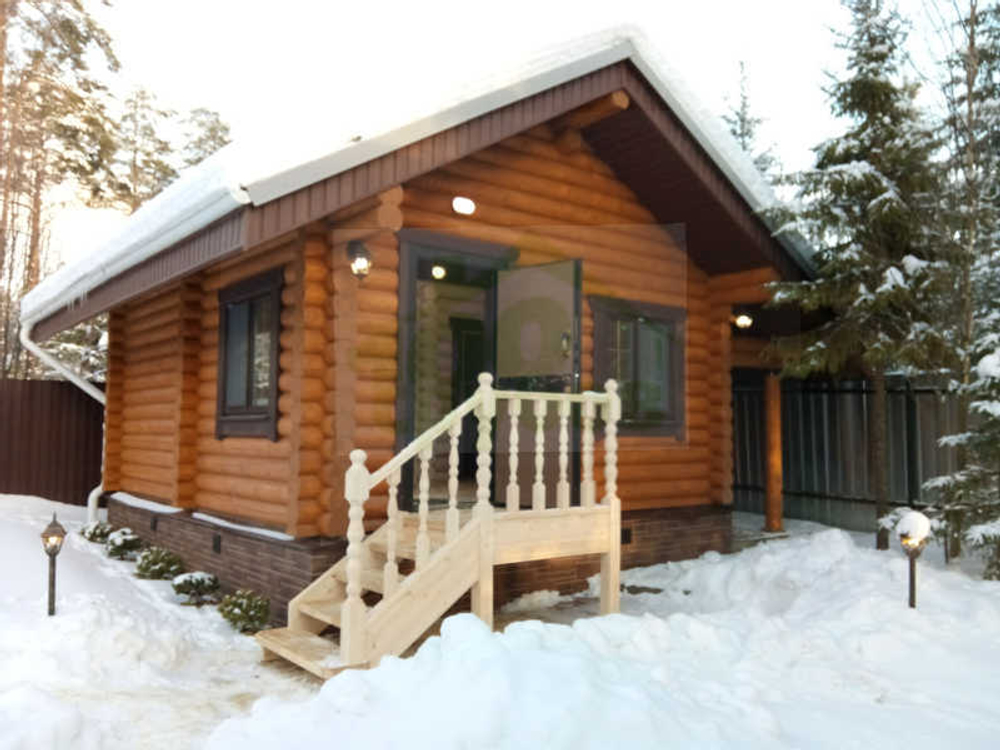 Проект бани из бруса и бревна #616