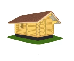 Бани 6х 7 с верандой