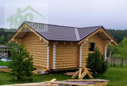 Построенные бани из бревна по проекту 778