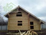 Бани с мансардным этажом, строительство под ключ и под усадку