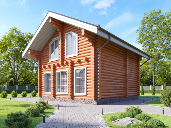 Баня-дом, 3 комнаты на мансарде