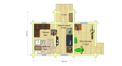 #1297 план бани