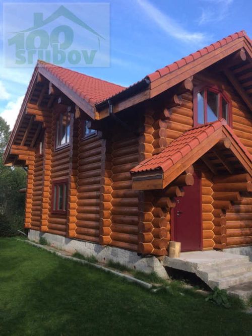 Беревенчатые коттеджи-срубы