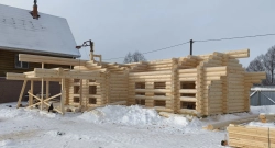 Строительство бани #1567 в январе 2026