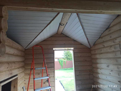 июль 2021 #1049 подшив потолков имитацией бруса