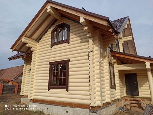 Коттеджи из бревна срубов