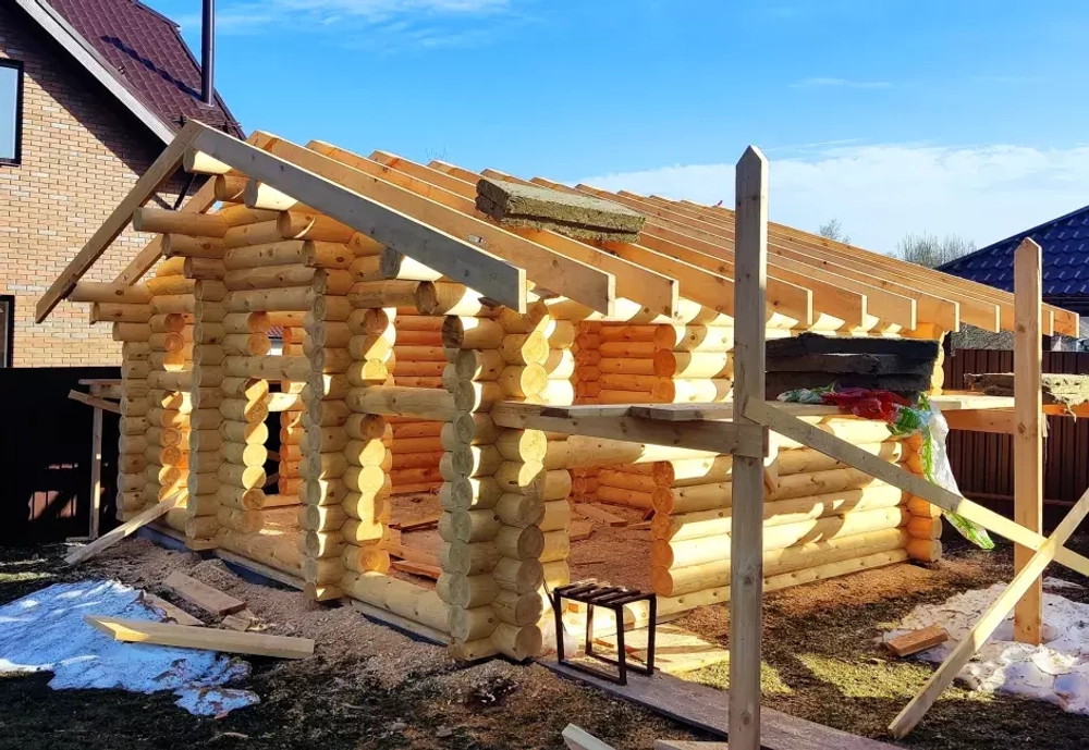 #1437 беседка-дом в апреле 2024