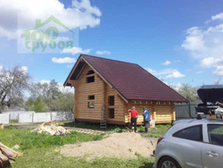 сруб #1000 под металлочерепицу