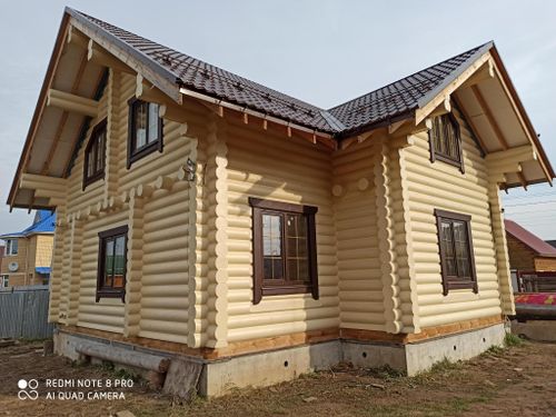 Коттеджи из бревна срубов