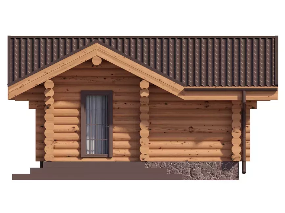 Баня 5 х 6 из бревна