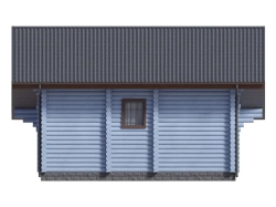 Дом 9 х 9 с мансардой из бревна