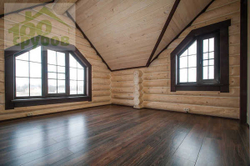 Срубы домов с мансардой 633 под усадку и отделка под ключ