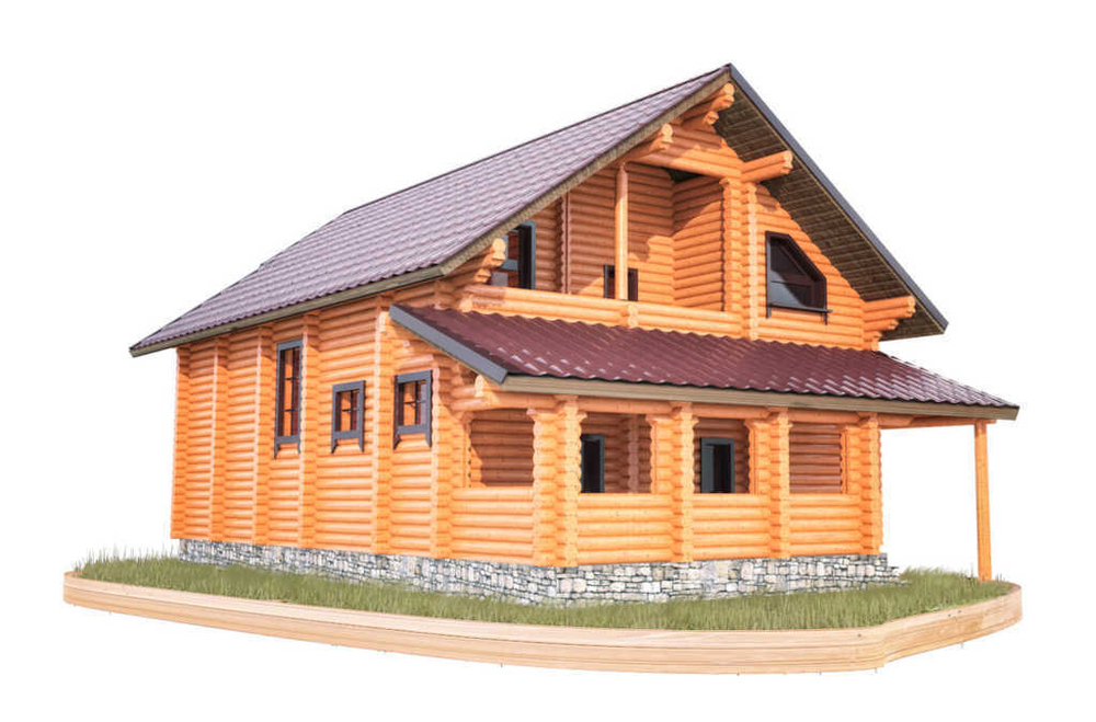 Коттеджи из срубов