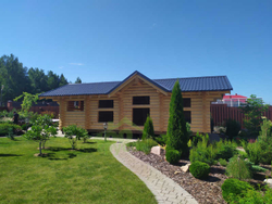 Одноэтажный сруб из бревна #903