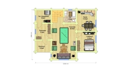 Дома 10 х 12 все из бревна