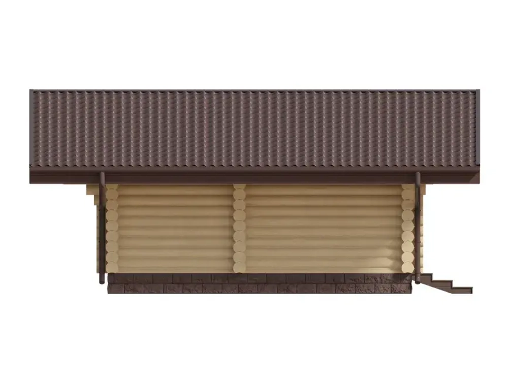 Бани с дровником