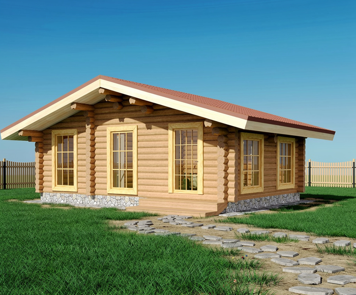 Банька или дом 6 х 8 1