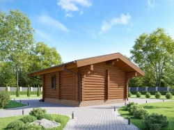 Баня с тамбуром