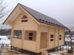 фото сруба 6 х10 по проекту #395
