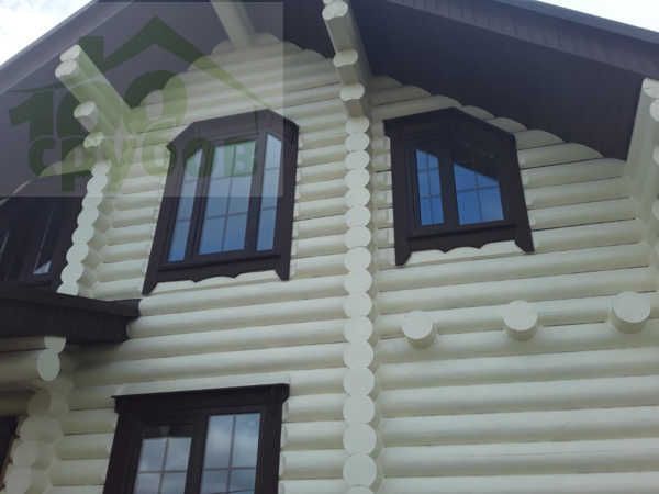 Срубы домов с мансардой 633 под усадку и отделка под ключ