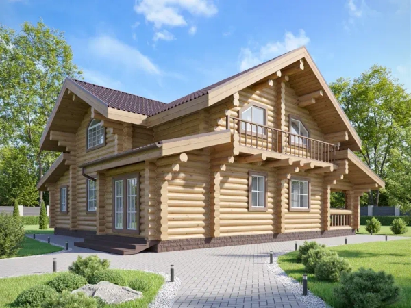 Современный дом: 6 спален и веранда