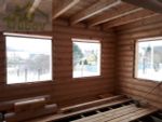 Срубы из бревен: загородные дома с мансардой по проекту 122 под усадку и под ключ