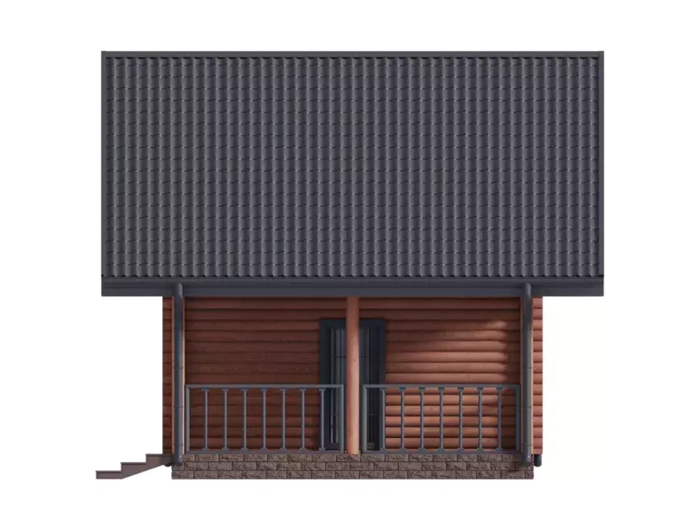 Дома-бани 6 на 6 с мансардой