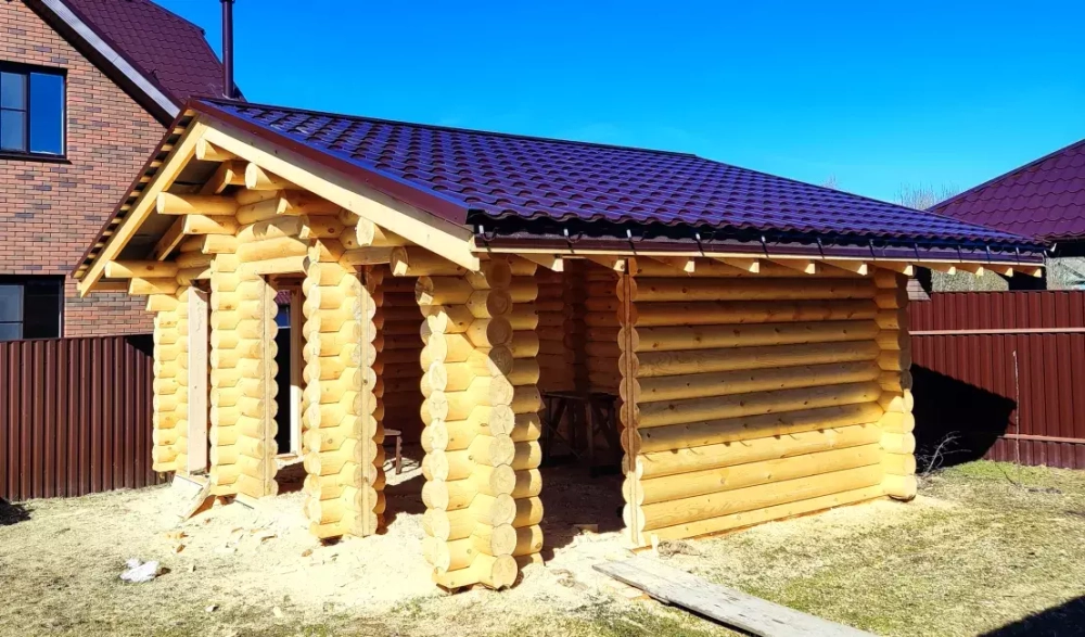 #1437 беседка-дом в апреле 2024