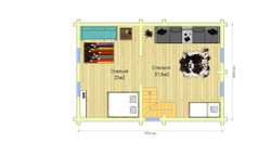 План мансарды  #677