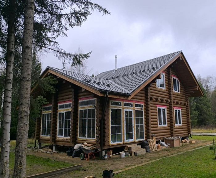 Бани с мансардным этажом, строительство под ключ и под усадку 1