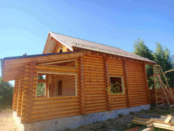 Строительство дома-бани, фото #510