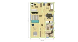 Загородные дома в стиле шале с террасой