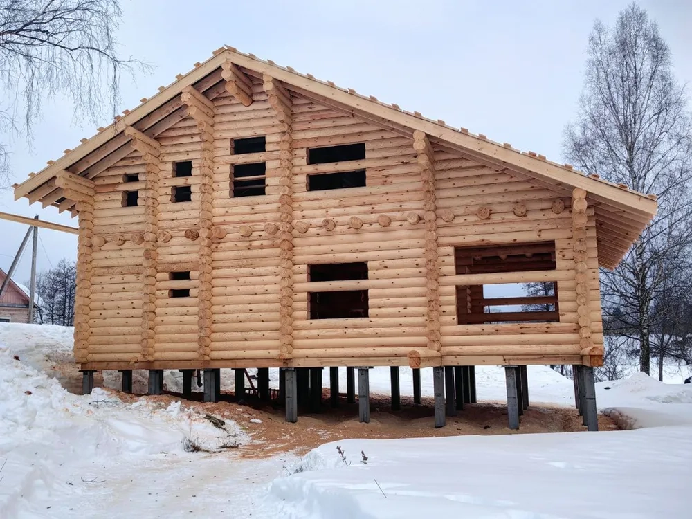 Дом из бревна 1172