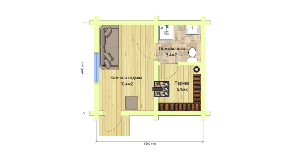 планировка бани 5х6 #778