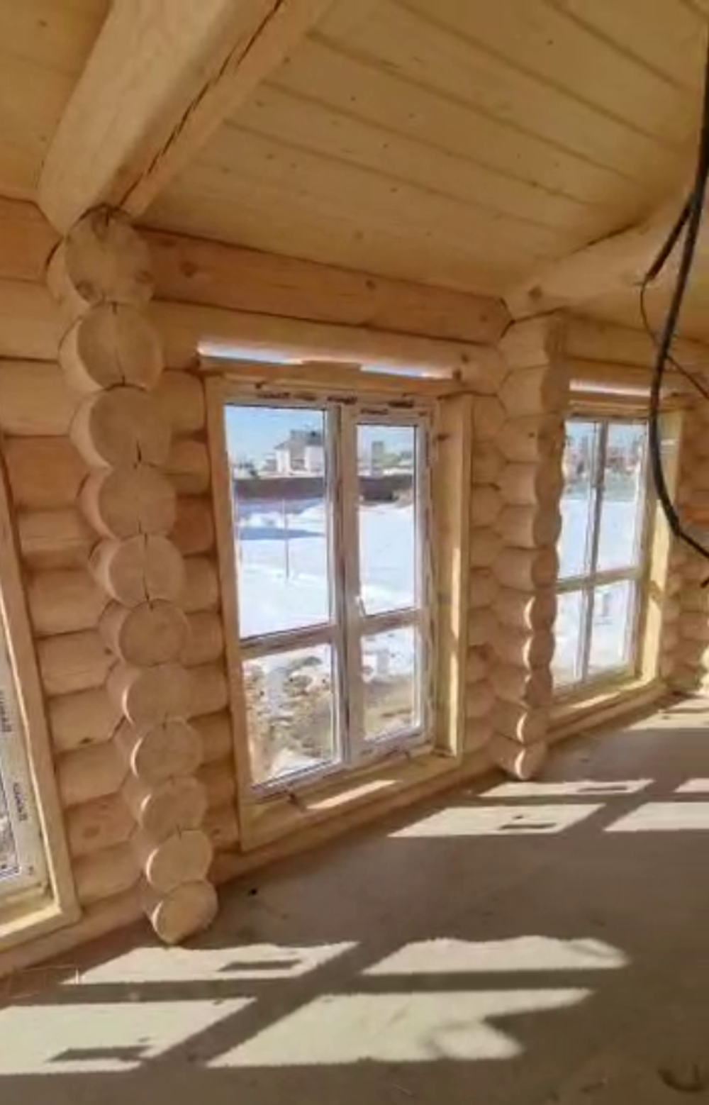 Баня #1137 установлены окна, март 2022 года