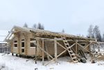 Дом из бревна 240мм #1590 в декабре 2025 года