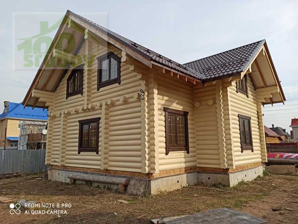 Установка (монтаж) окон пвх в проемы сруба 2