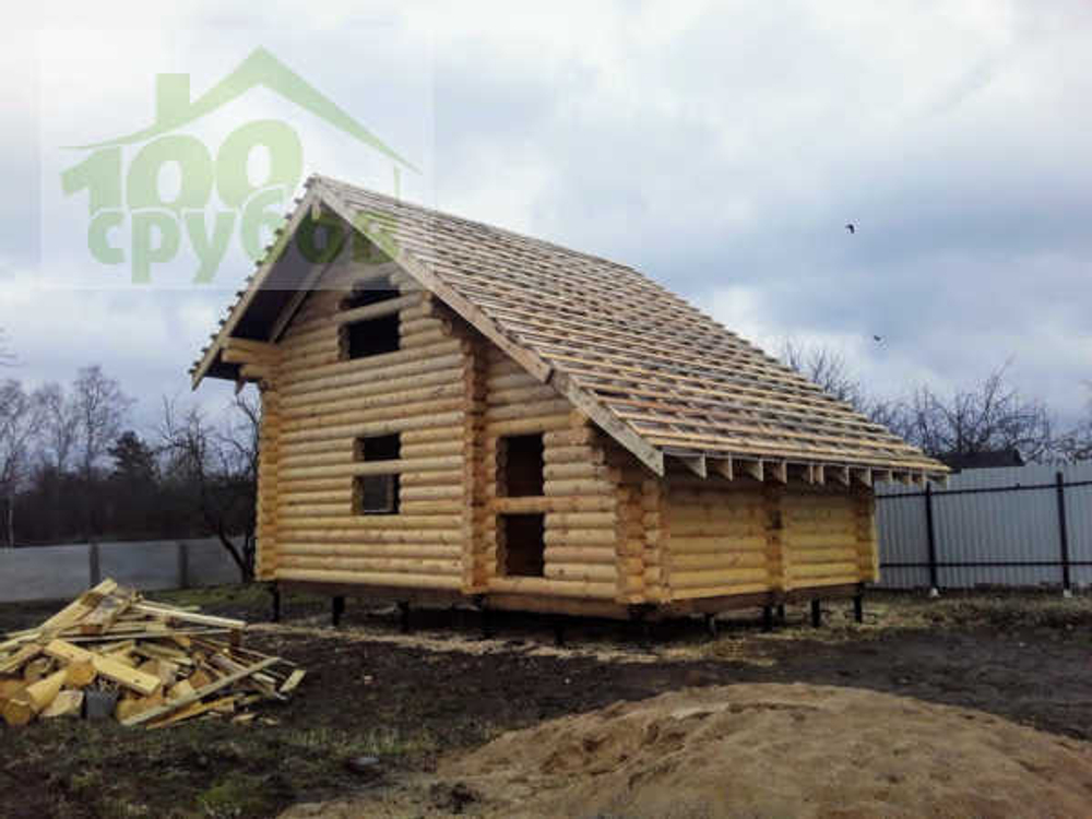 сруб #1000 под постоянные стропила