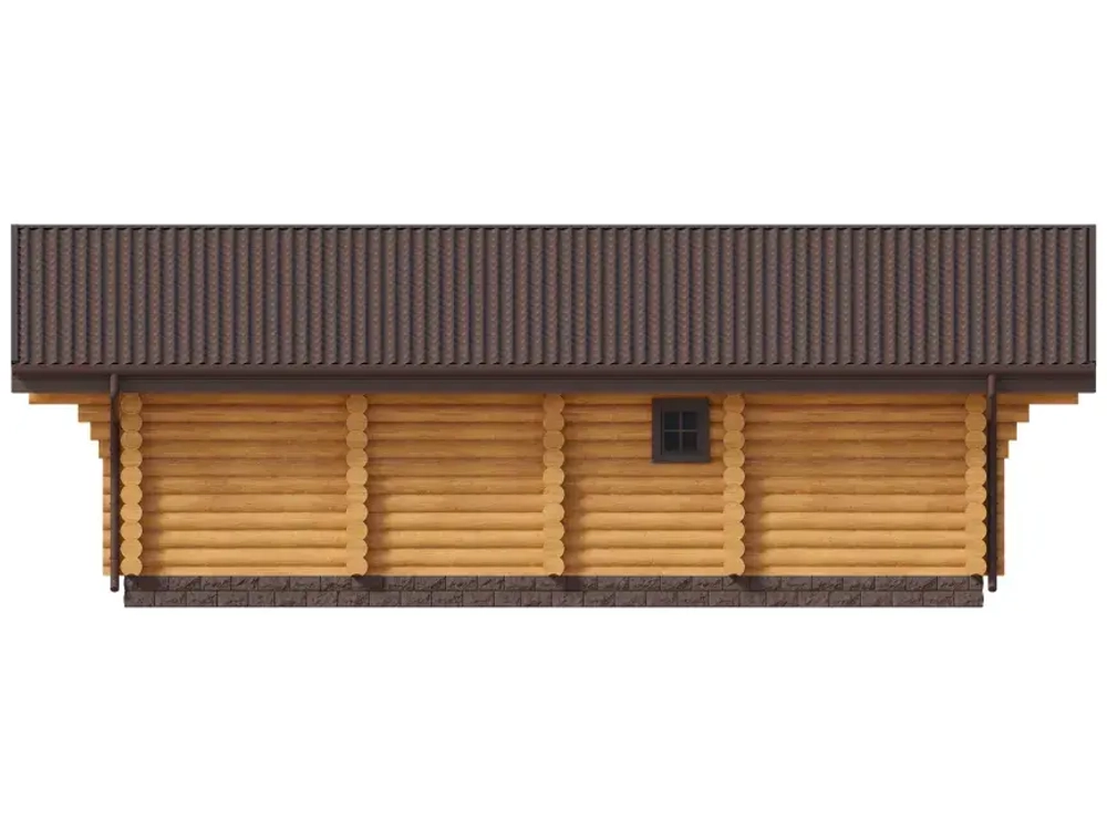 Дом-баня из оцилиндрованного бревна цена