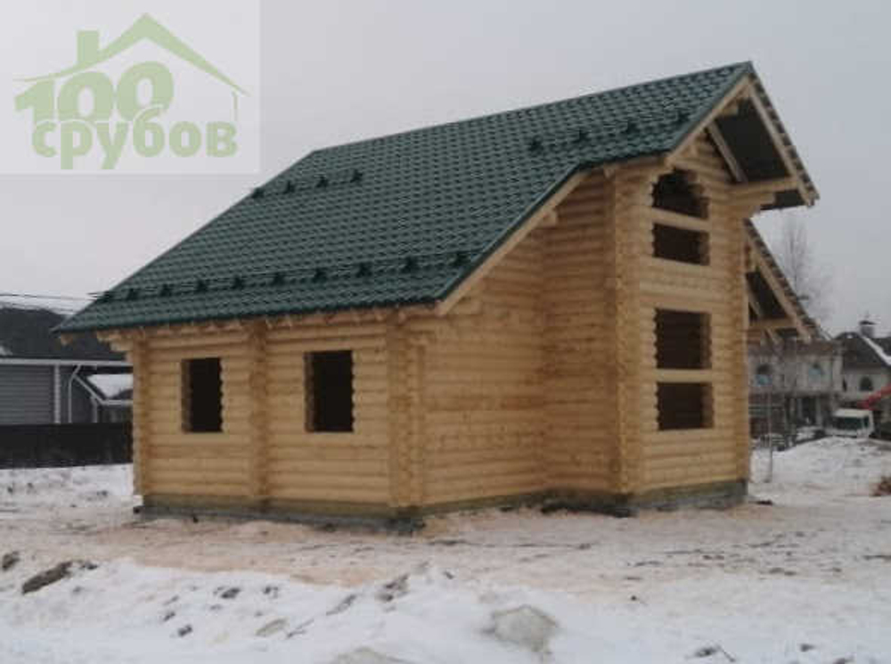 #1068 сруб-дом из бревна 240мм