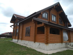 Строительство бревенчатых коттеджей 272 и 867